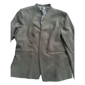 J crew 365 women’s blazer blue lined preppy size 14  jacket